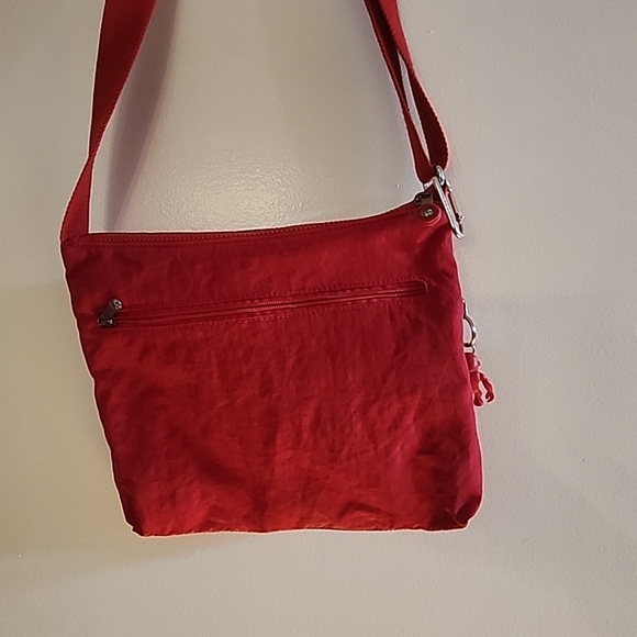 Kipling Alvar Red Nylon Crossbody Bag - Picture 8 of 9